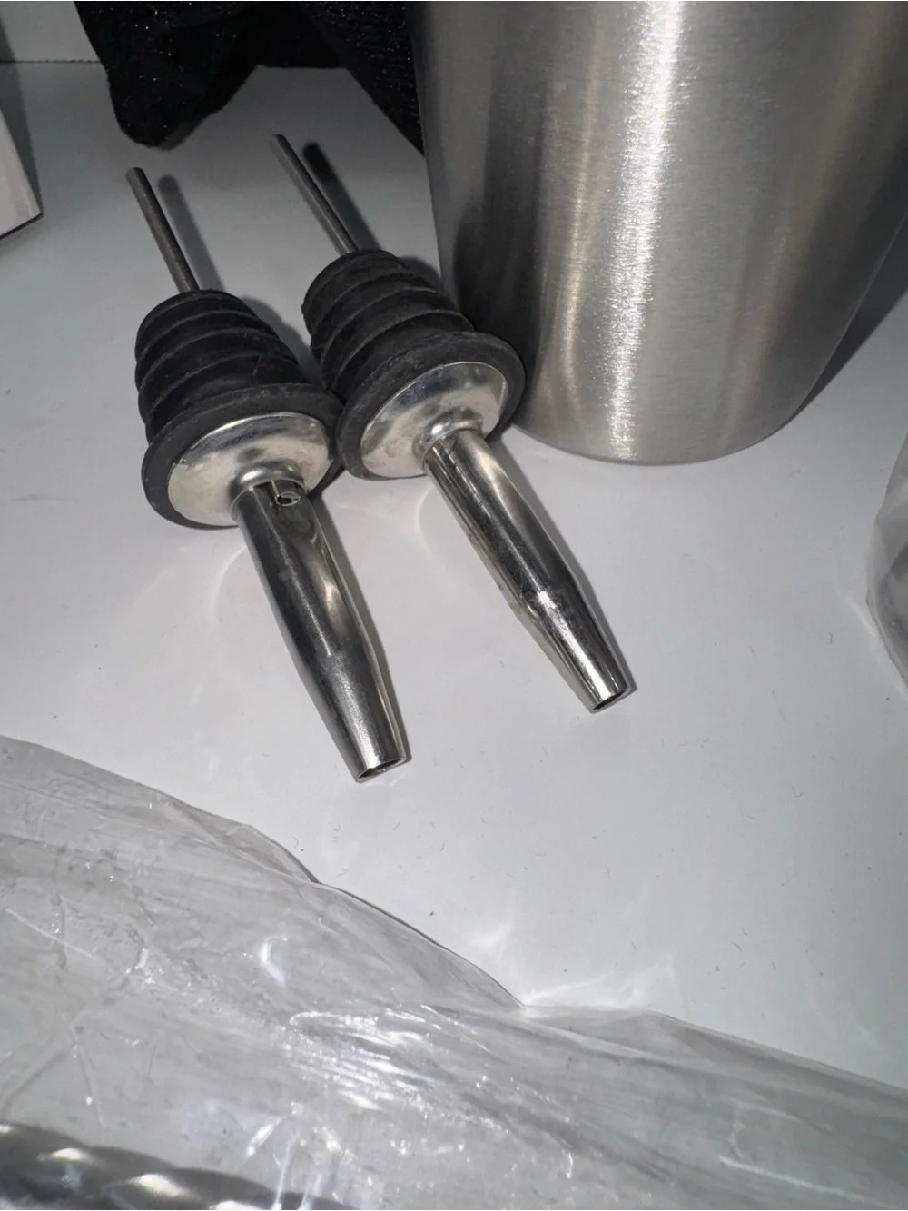 Finedine Silver Stainless Steel 7-Piece Bar Set